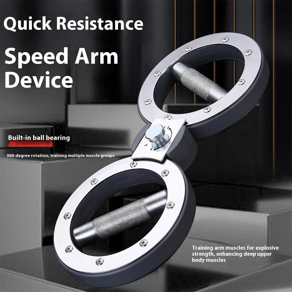 Multifunctional Hand Forearm Trainer Gym Hand Forearm Exercise Machine 8 LBS Resistance Adjustable Spinning Burn Rotator Machine