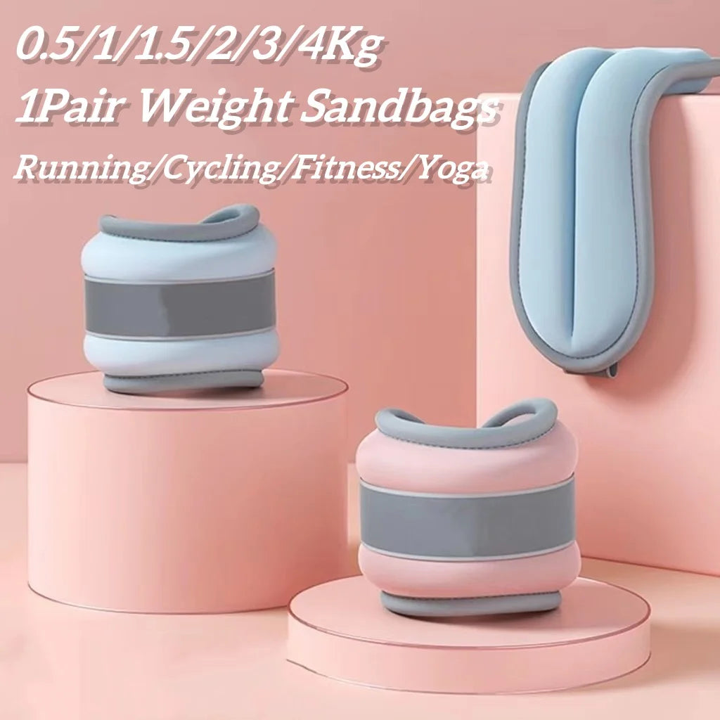 0.25/0.5/0.75KG Wrist Ankle Weight Sandbags Breathable Iron Straps for Fitness Dancing Yoga Running Pilates Leg Power Training