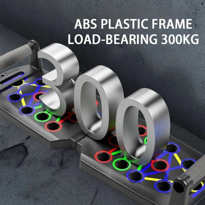 Transform Your Workout with the Portable Multifunctional Push-Up Board Set - Foldable Fitness Equipment for Comprehensive Chest, Abdomen, Arms, and Back Training