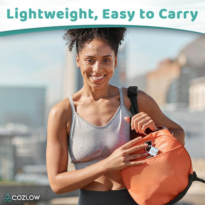 Revolutionize Your Recovery with the Cozlow Muscle Roller Stick - Black & Green - Ultimate Deep Tissue Massage Tool Featuring 9 Precision Rollers and Non-Slip Handles