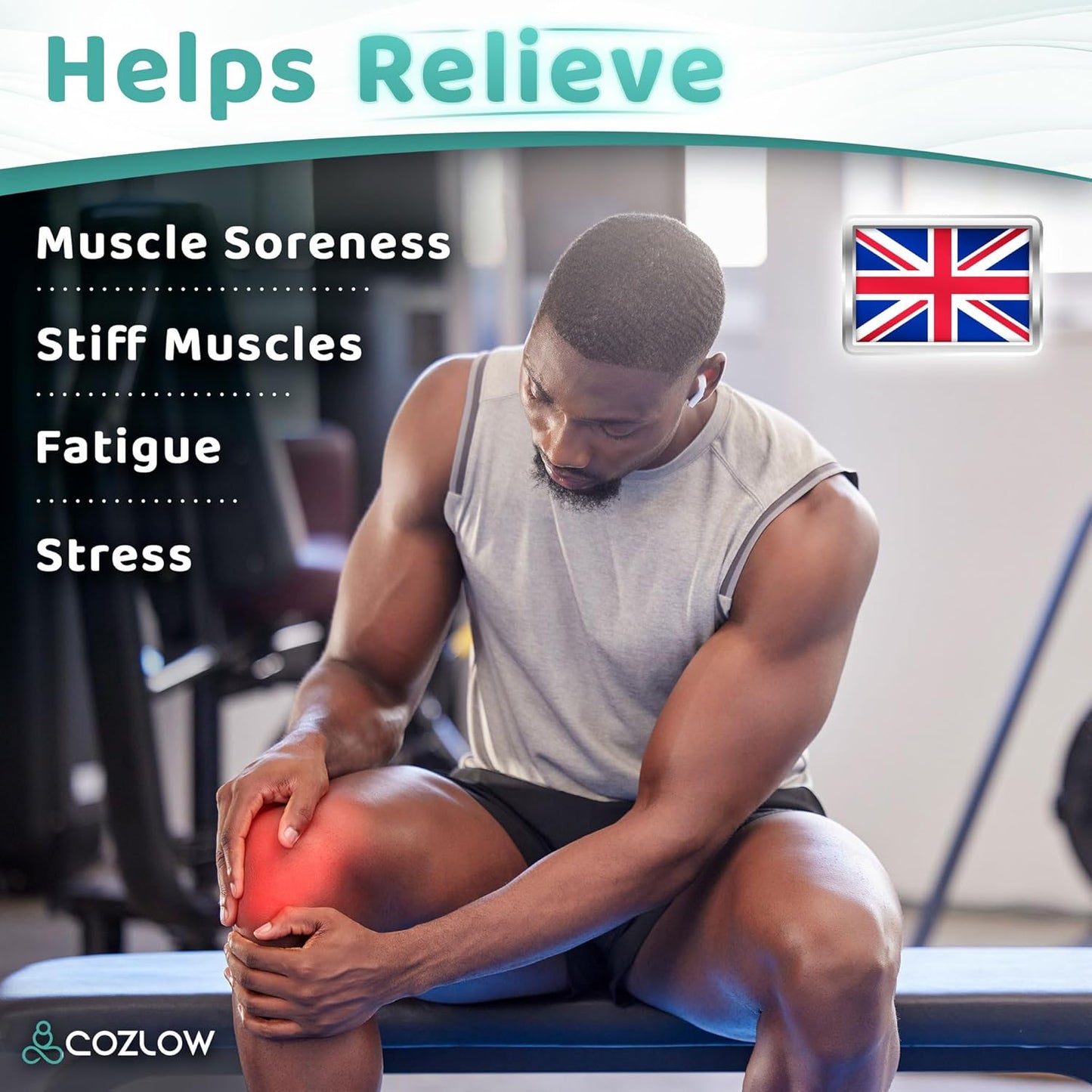 Revolutionize Your Recovery with the Cozlow Muscle Roller Stick - Black & Green - Ultimate Deep Tissue Massage Tool Featuring 9 Precision Rollers and Non-Slip Handles