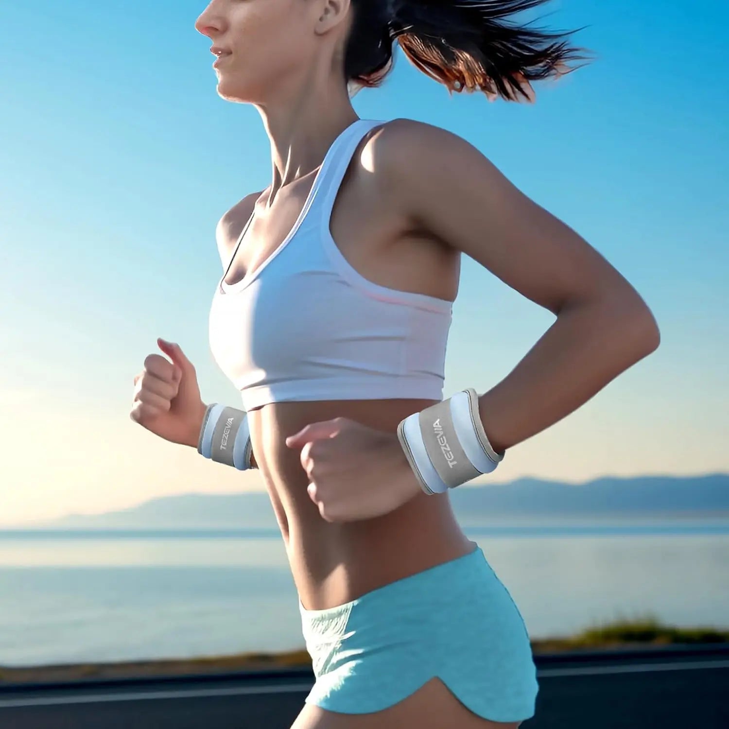 0.25/0.5/0.75KG Wrist Ankle Weight Sandbags Breathable Iron Straps for Fitness Dancing Yoga Running Pilates Leg Power Training