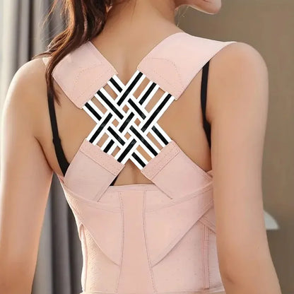 Transform Your Posture with Our Magnetic Therapy Back Corrector - Adjustable Shoulder Support for Ultimate Comfort and Breathability