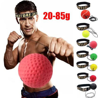 Enhance Your Training with the Boxing Speed Ball - Head-Mounted PU Punch Ball for MMA and Sanda Comfort! Perfect for Home Workouts and Fitness Conditioning!