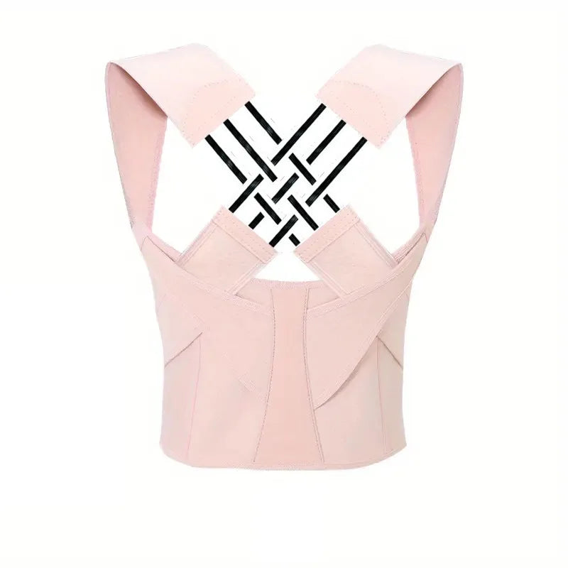 Transform Your Posture with Our Magnetic Therapy Back Corrector - Adjustable Shoulder Support for Ultimate Comfort and Breathability